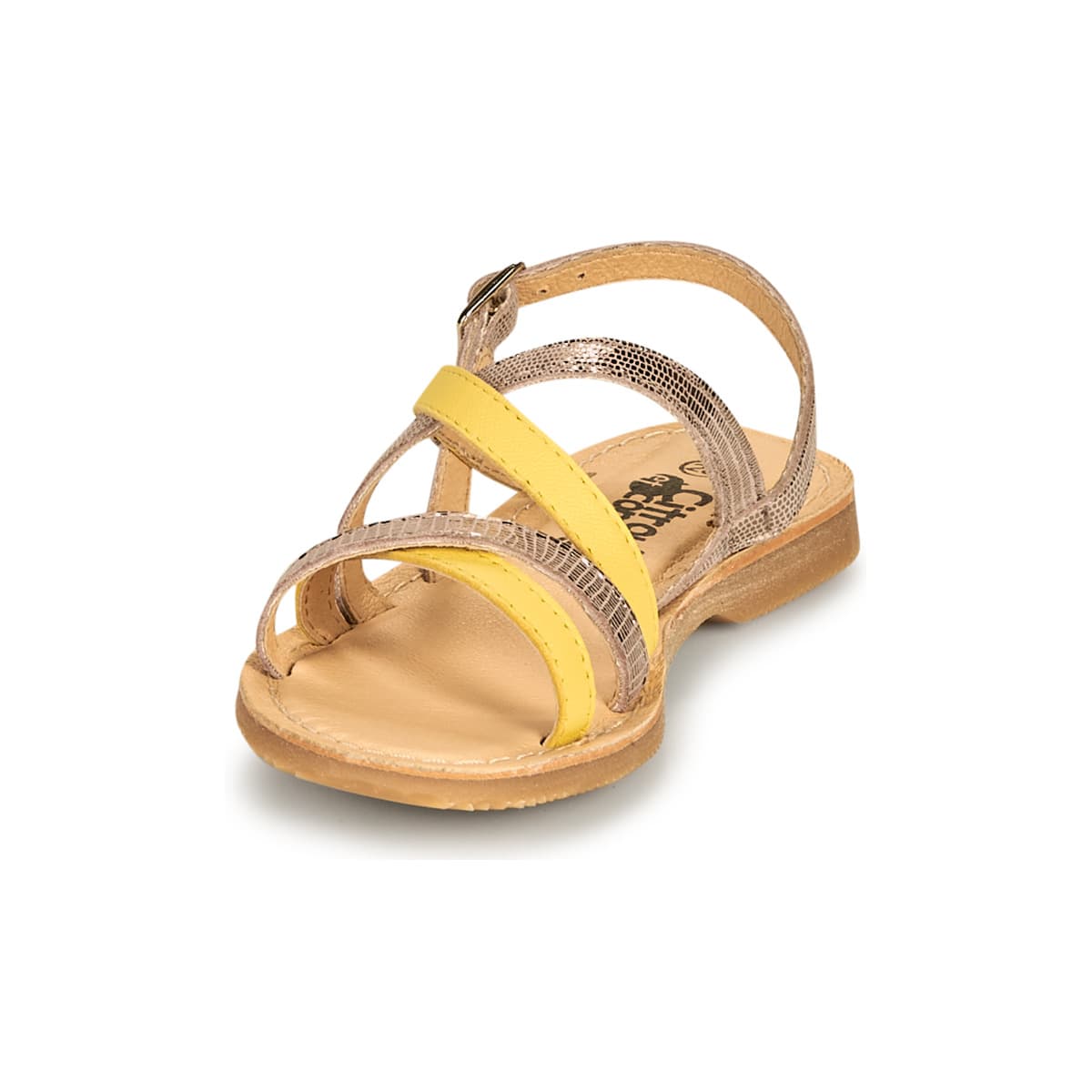 Girls' Sandals Citrouille et Compagnie Yellow