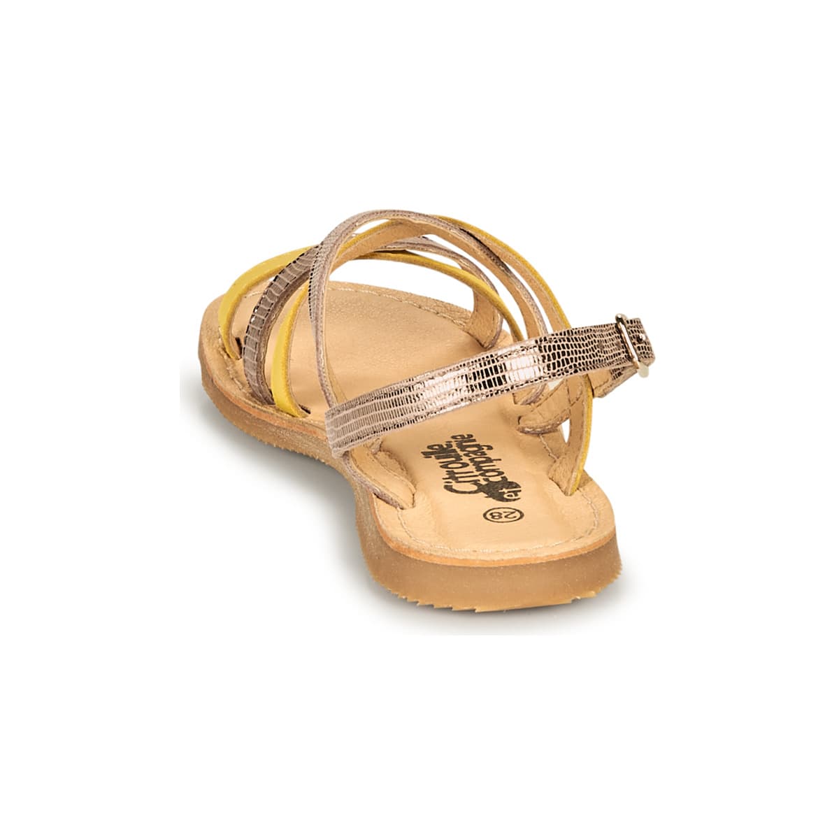 Girls' Sandals Citrouille et Compagnie Yellow