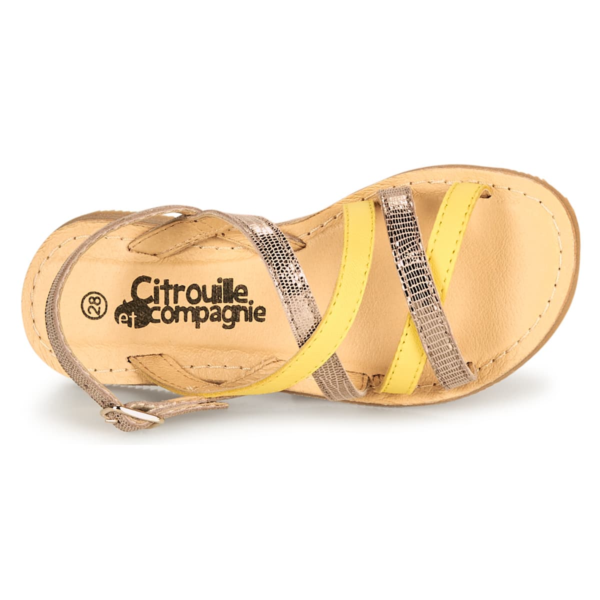 Girls' Sandals Citrouille et Compagnie Yellow
