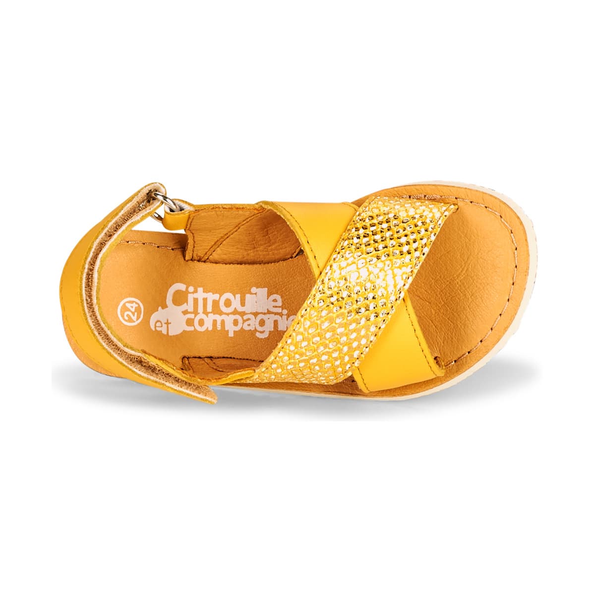 Girls' Sandals Citrouille et Compagnie Yellow