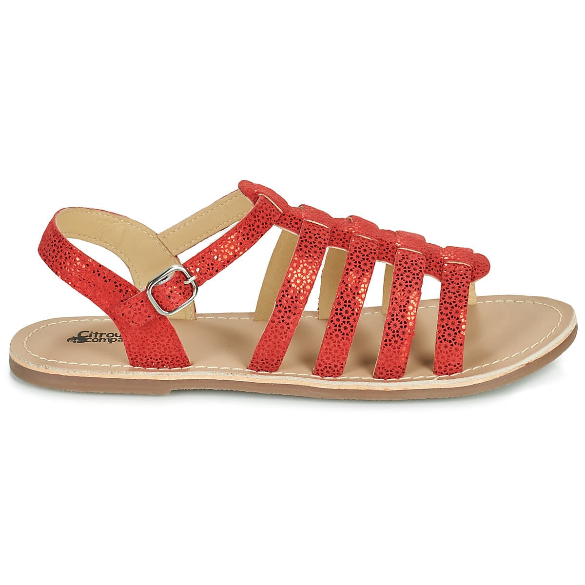 Girls' Sandals Citrouille et Compagnie Red