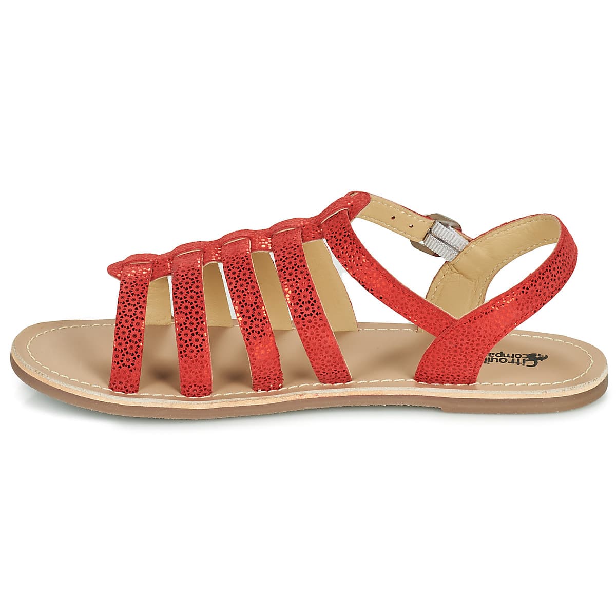 Girls' Sandals Citrouille et Compagnie Red