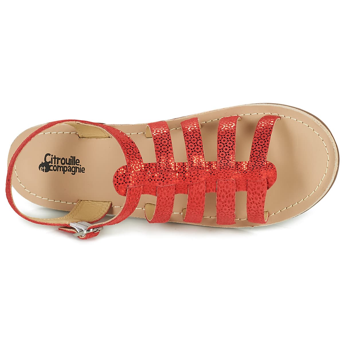Girls' Sandals Citrouille et Compagnie Red