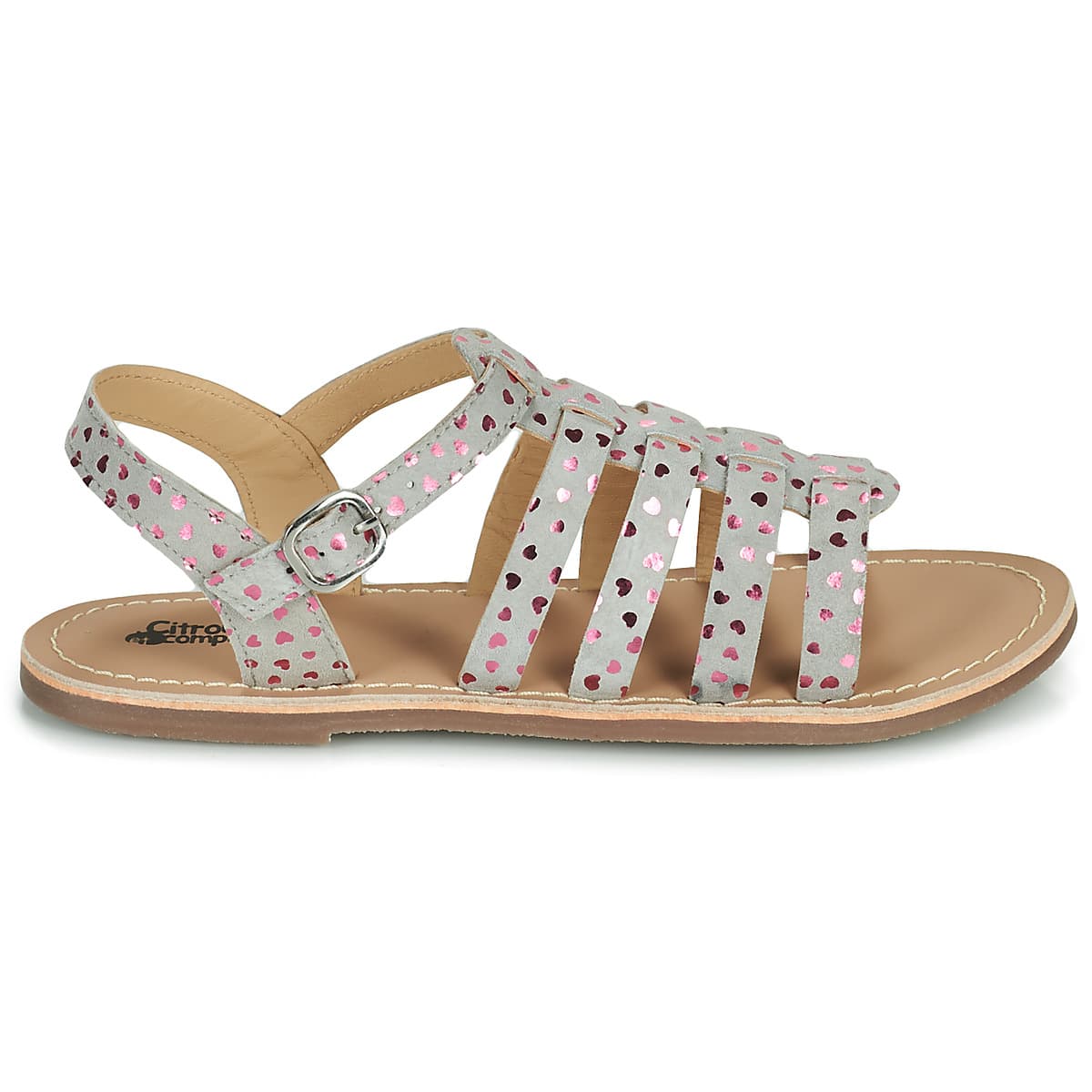 Girls' Sandals Citrouille et Compagnie Gray