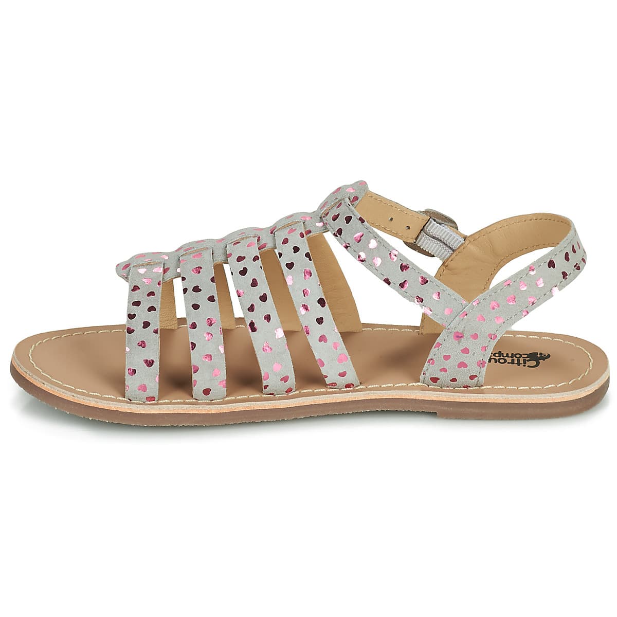 Girls' Sandals Citrouille et Compagnie Gray