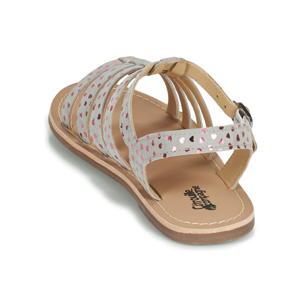 Girls' Sandals Citrouille et Compagnie Gray