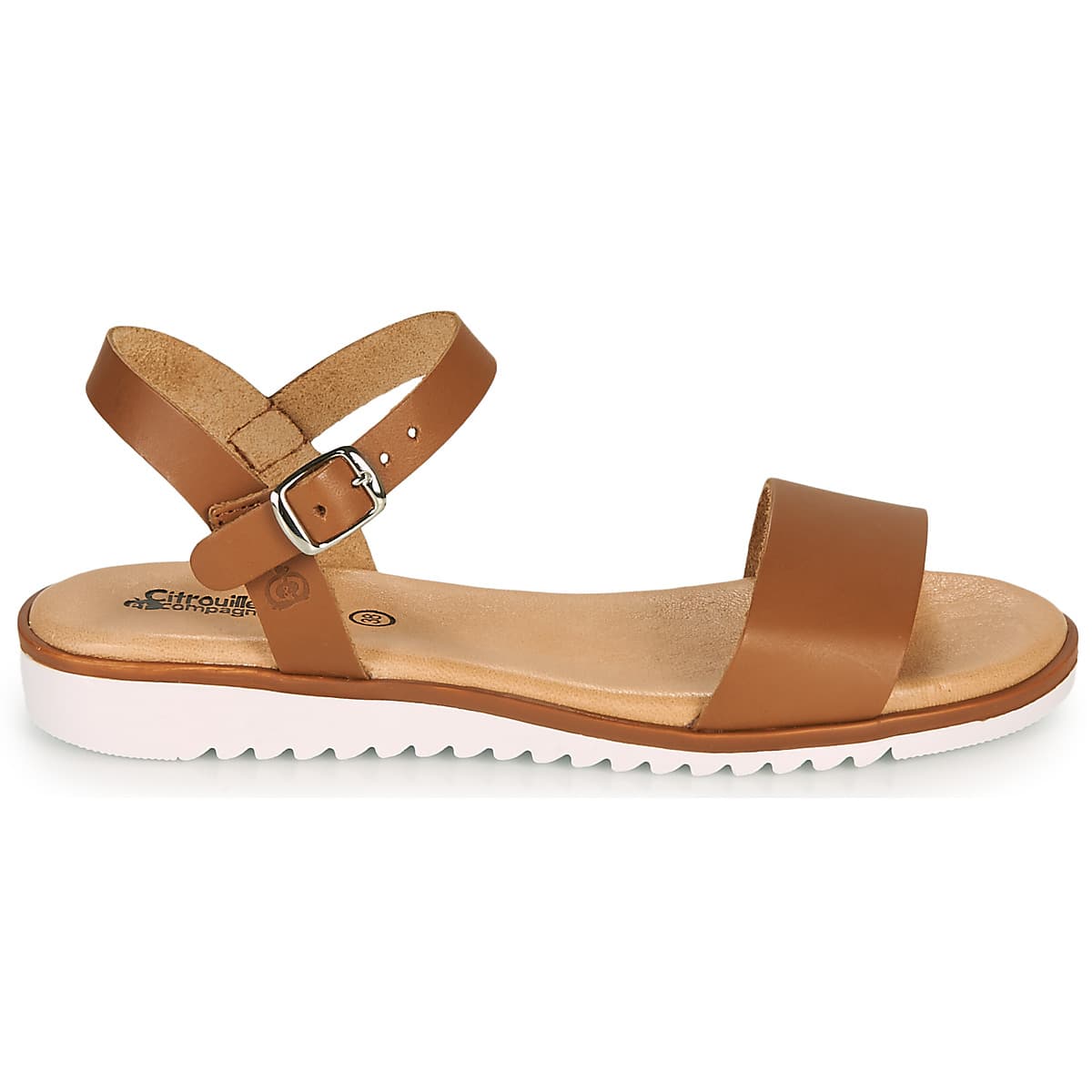 Girls' Sandals Citrouille et Compagnie Brown