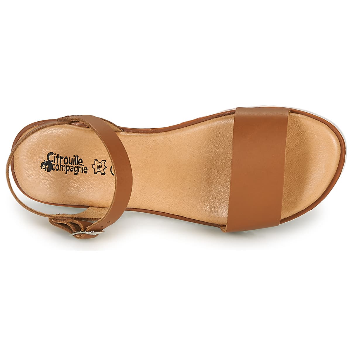 Girls' Sandals Citrouille et Compagnie Brown
