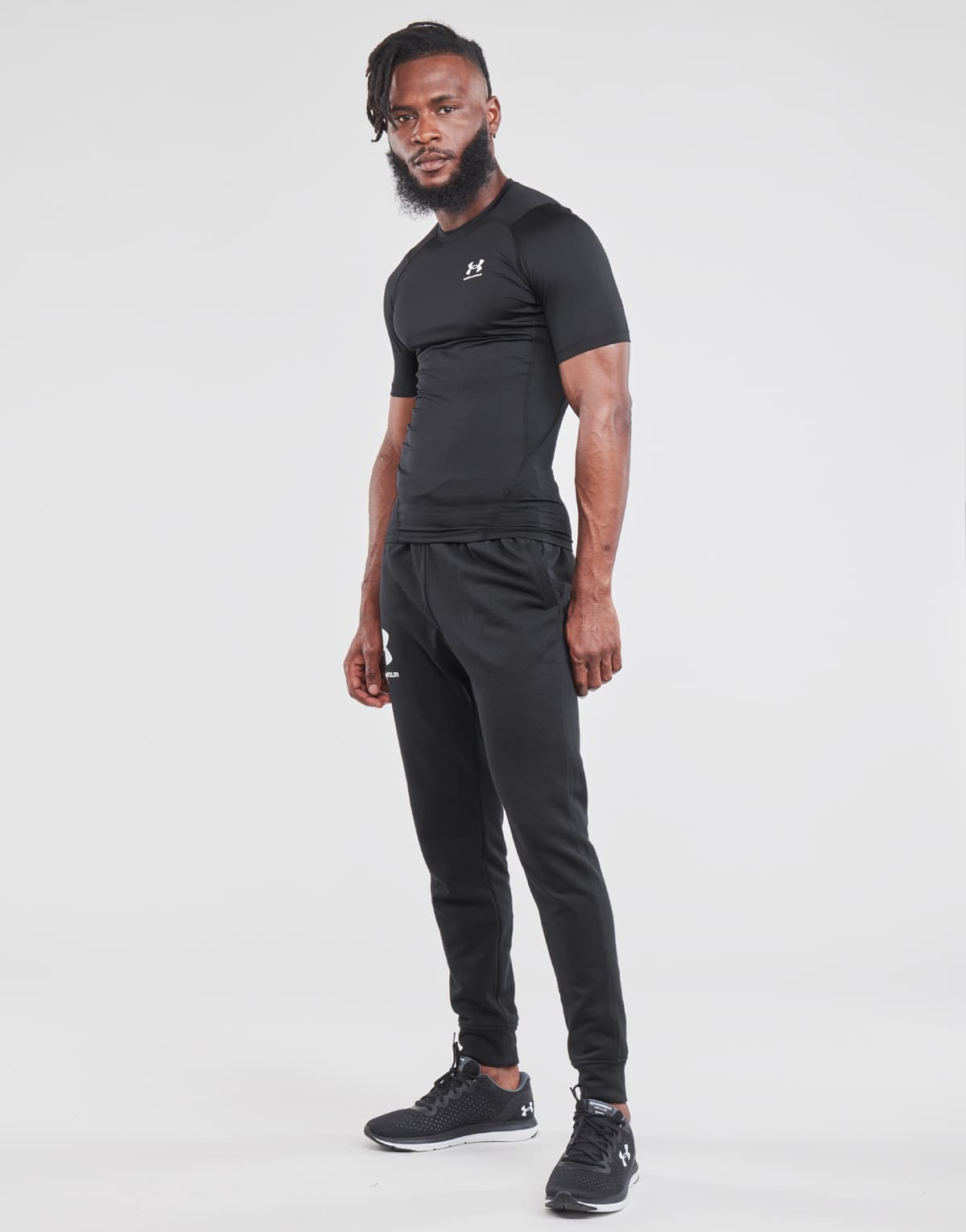 Under Armour Heatgear Armour Compression T-Shirt Μαυρο