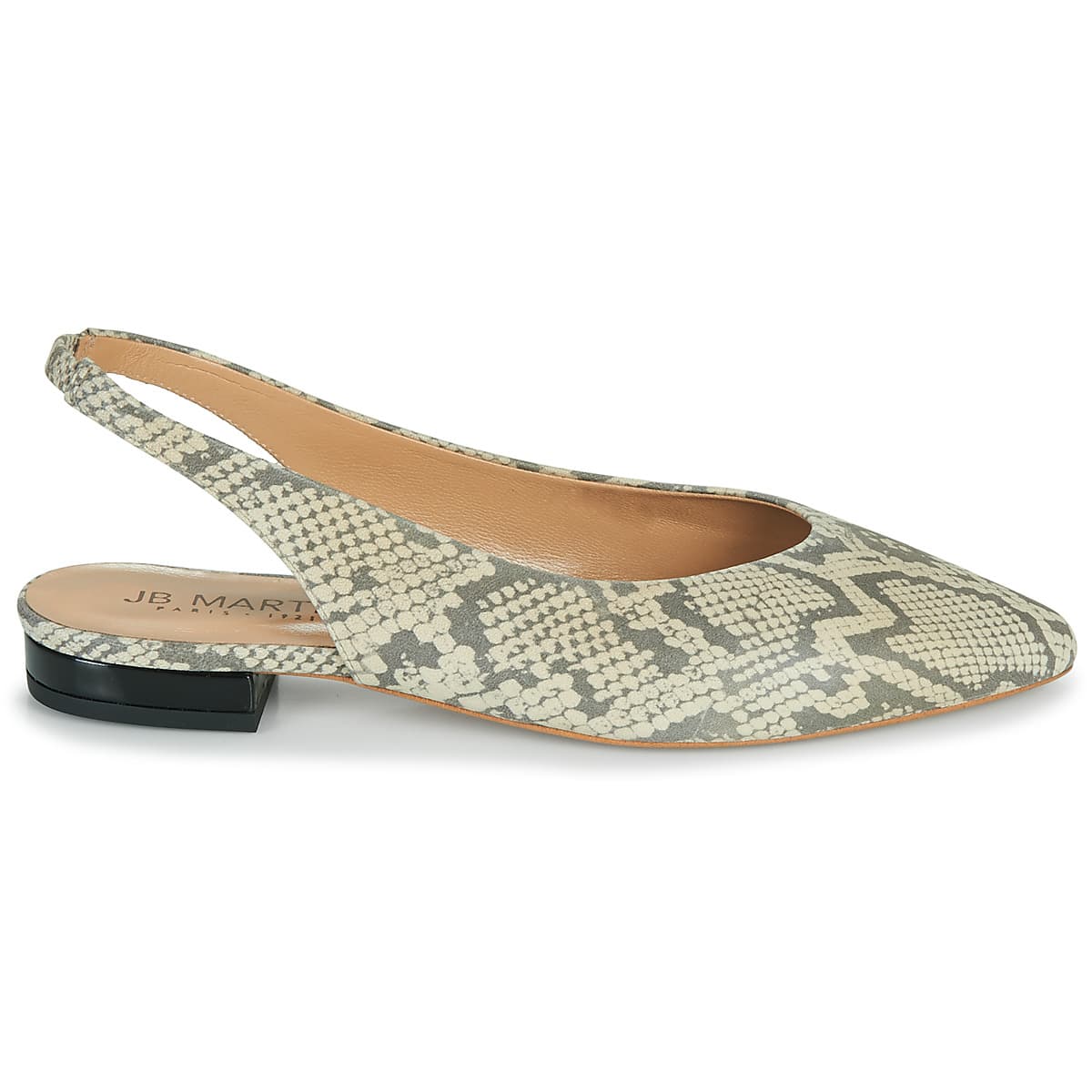 Women's Ballet Flats JB Martin White