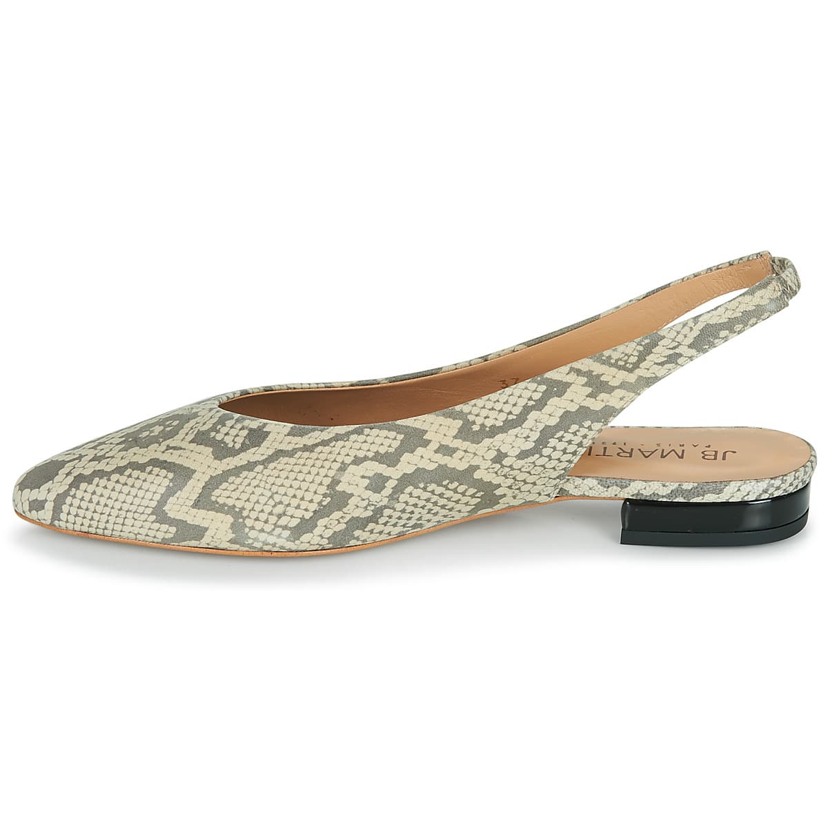 Women's Ballet Flats JB Martin White