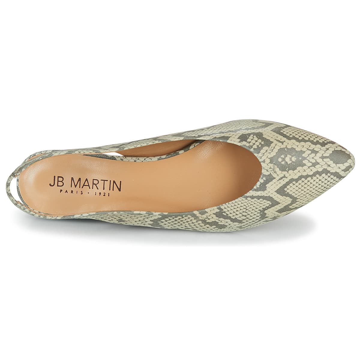 Women's Ballet Flats JB Martin White
