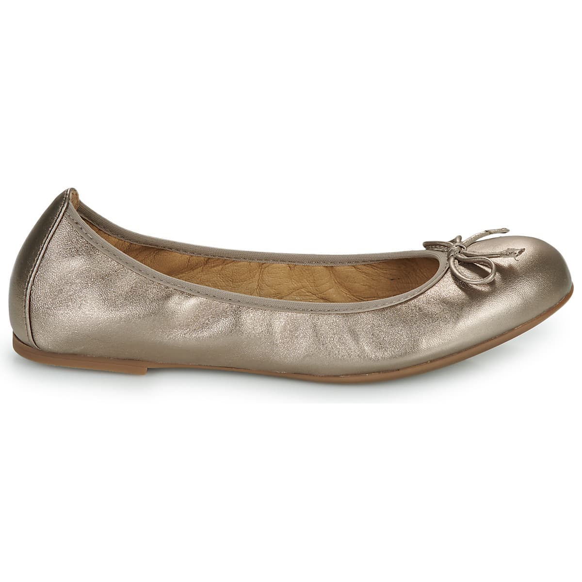 Women's Ballet Flats Unisa Gold