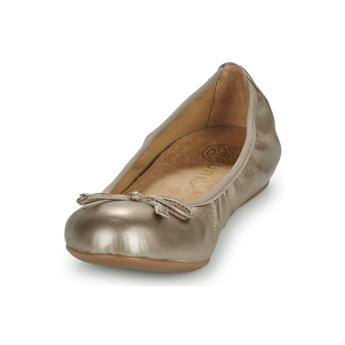 Women's Ballet Flats Unisa Gold