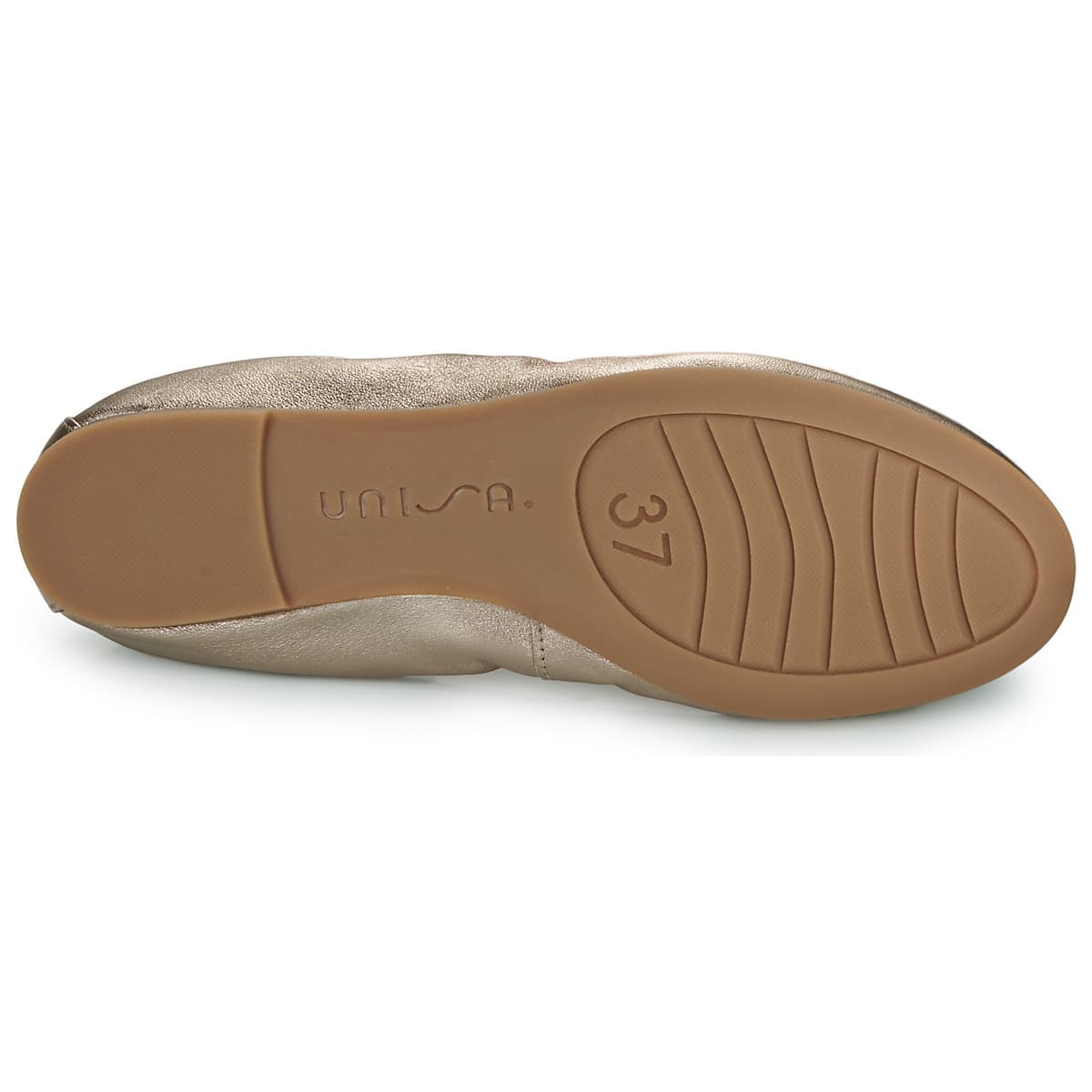 Women's Ballet Flats Unisa Gold