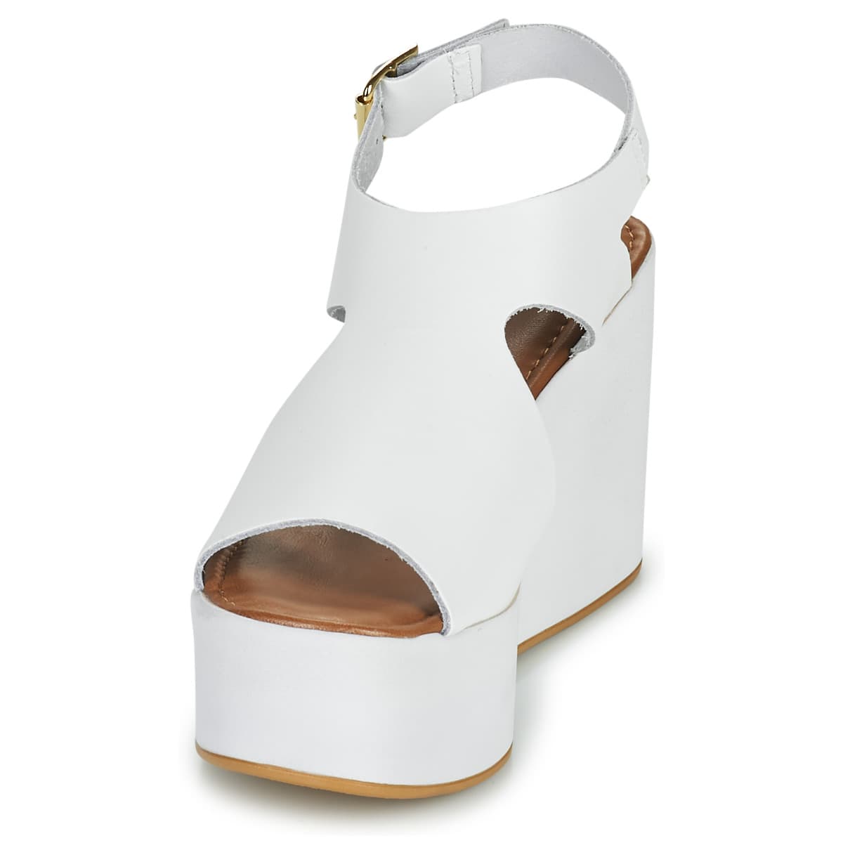 Women's Platforms Sweet Lemon White