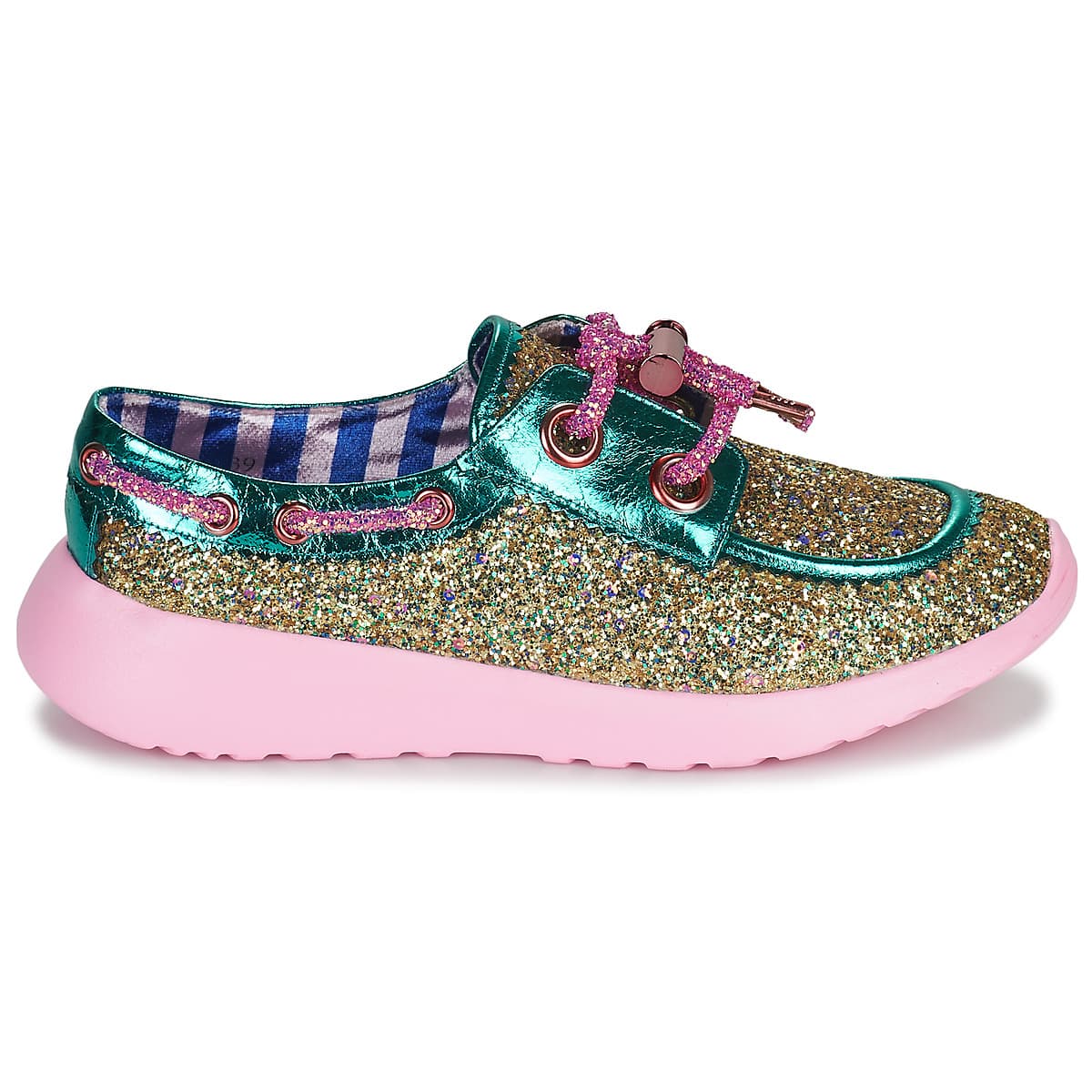 Women's Sneakers Irregular Choice Gold