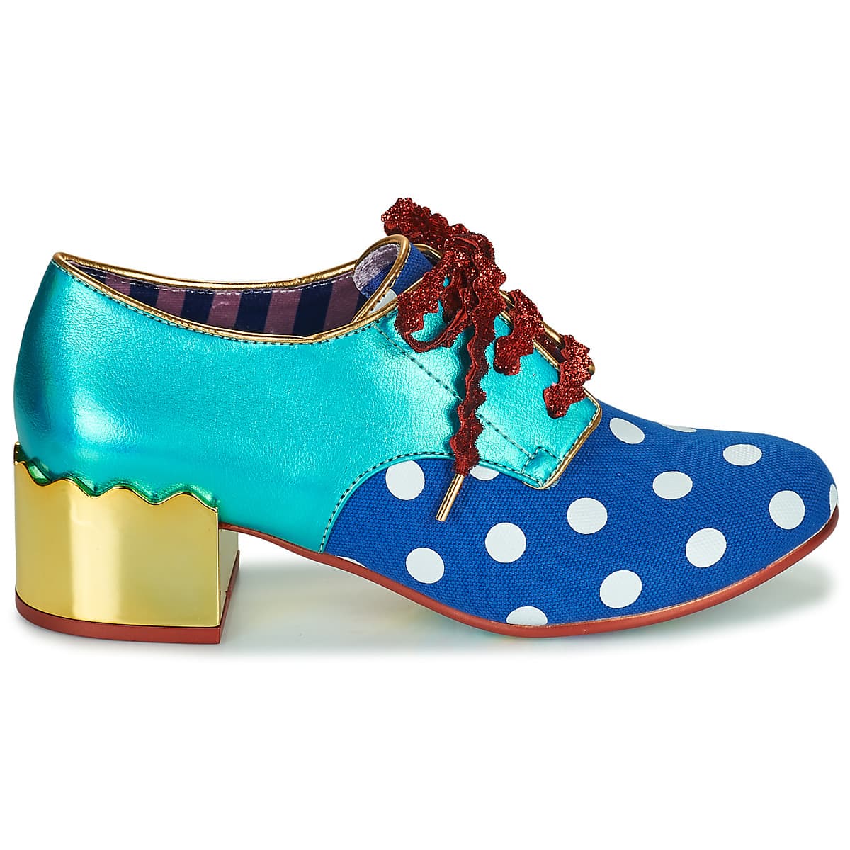 Women's Derby Shoes Irregular Choice Blue
