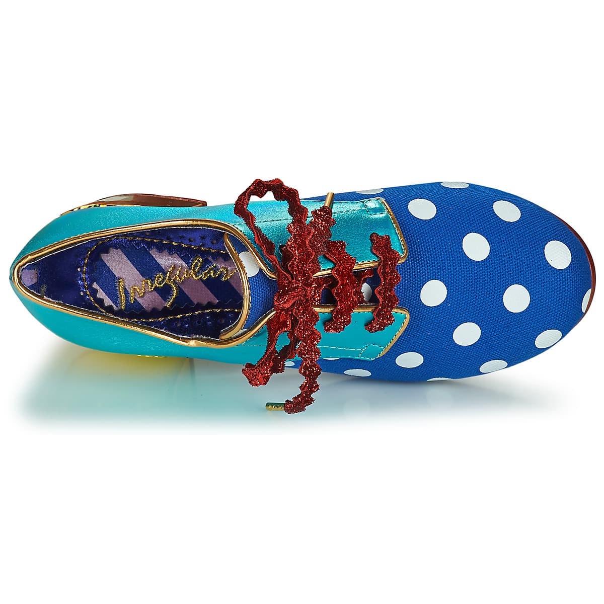 Women's Derby Shoes Irregular Choice Blue