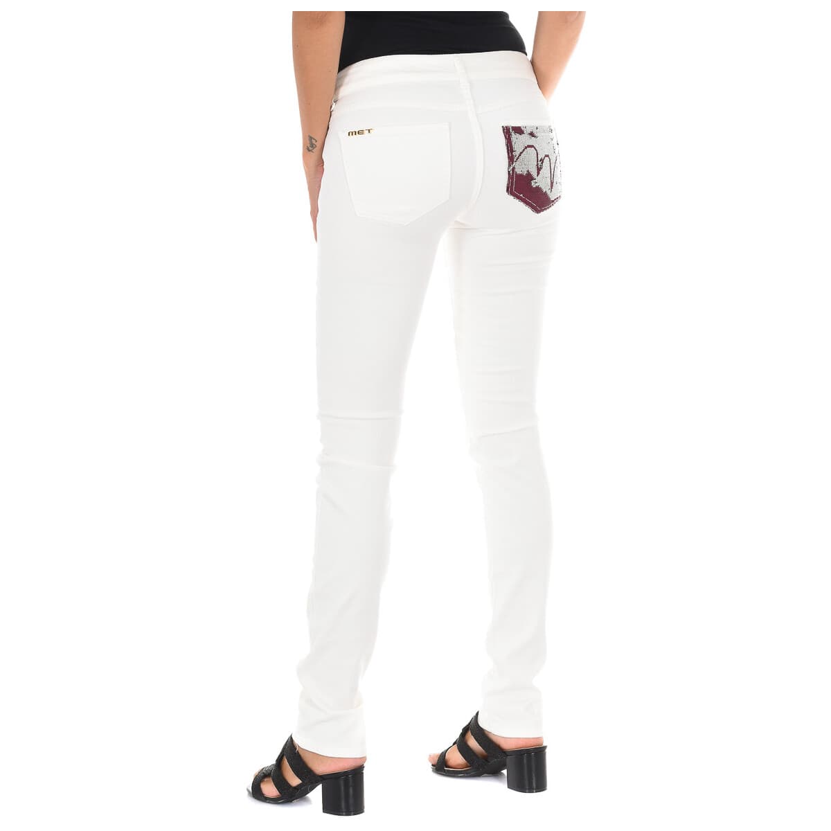 Women's Jeans Met White