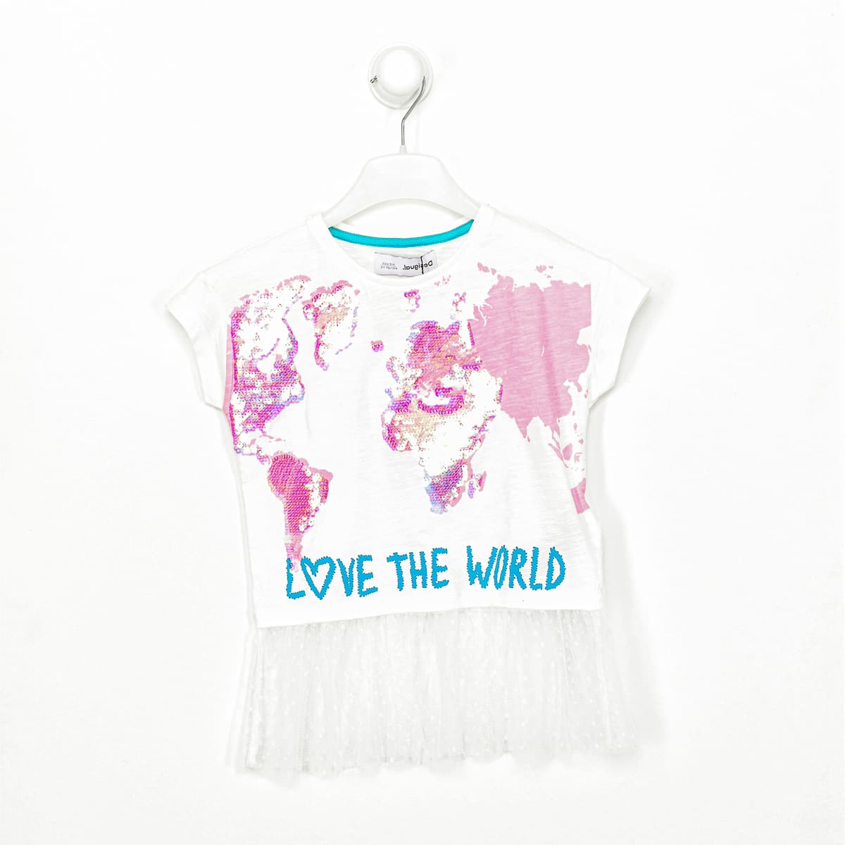 T-shirt με κοντά μανίκια Desigual 20SGTK23-1015