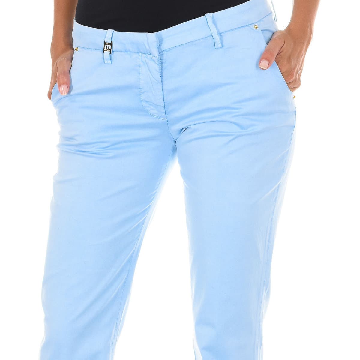 Women's Pants Met Blue