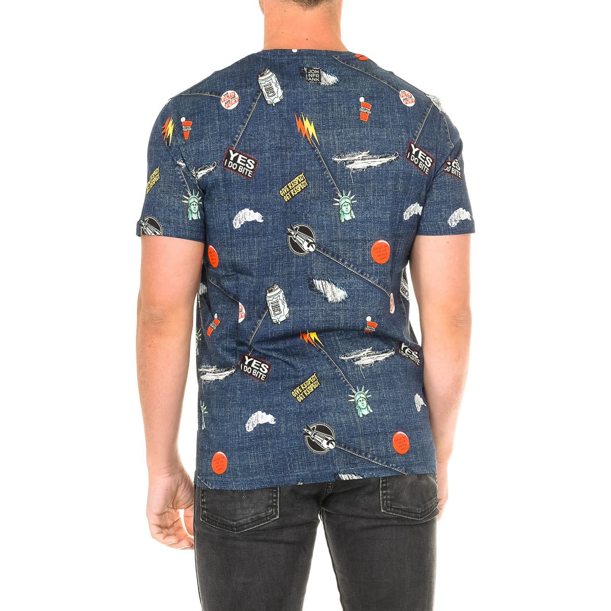 Men's T-Shirts John Frank Blue