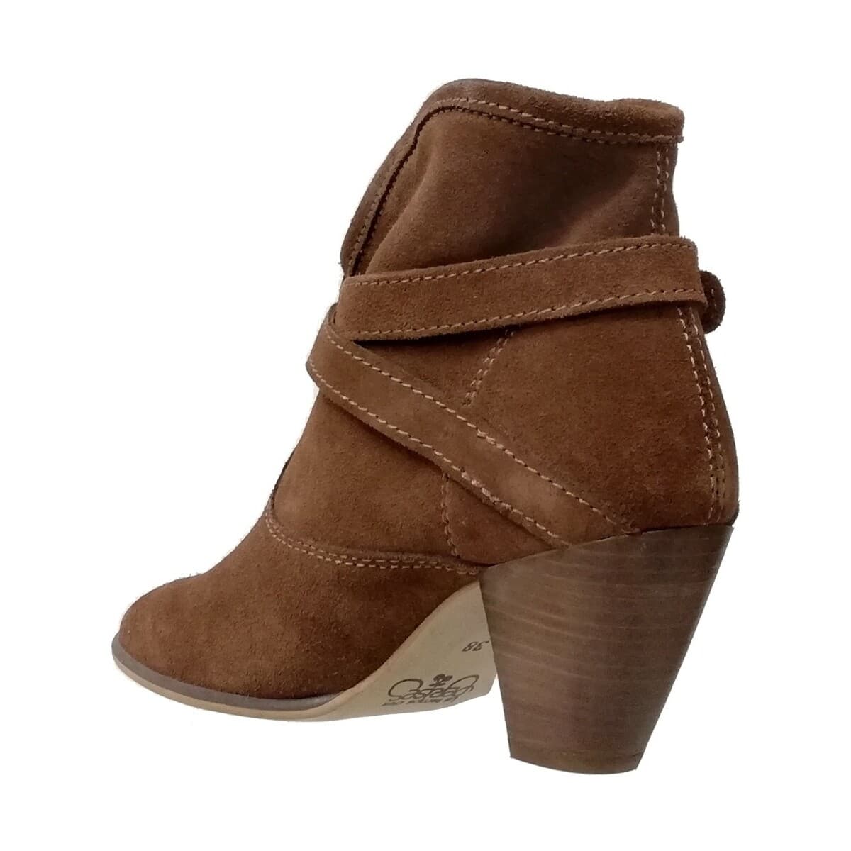 Women's Ankle Boots Le Temps des Cerises Brown