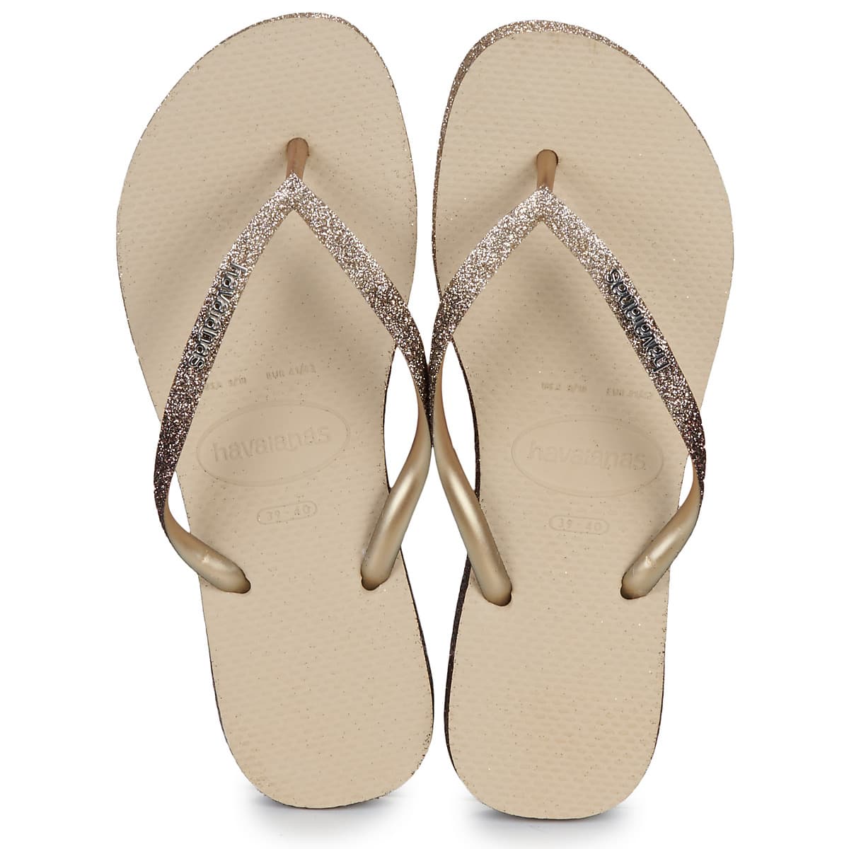 Women's Flip Flops Havaianas Beige