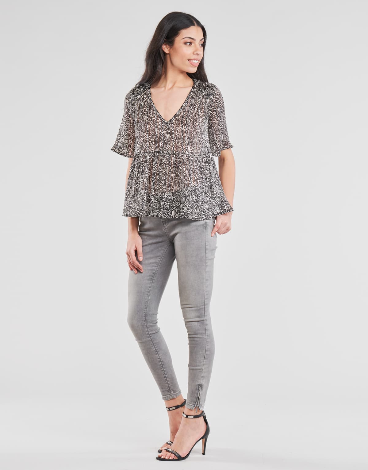 Women's T-Shirts Ikks Gray