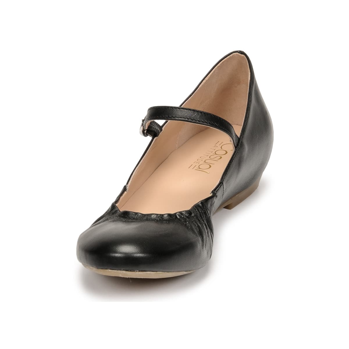 Women's Ballet Flats Casual Attitude Black