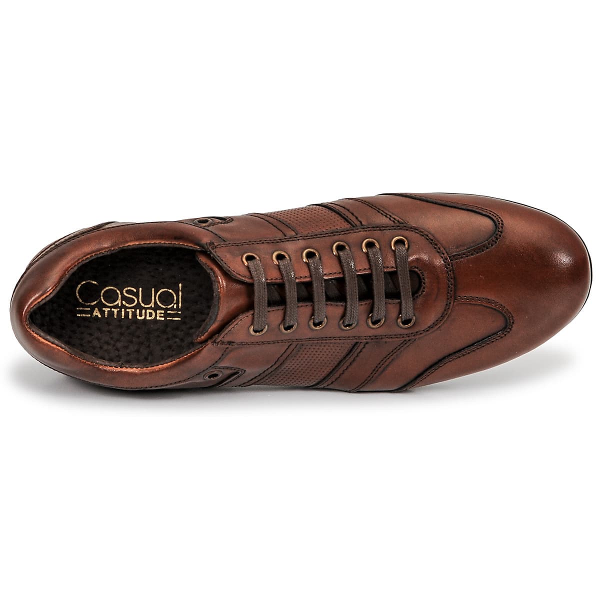 Men's Derby Shoes Casual Attitude Brown