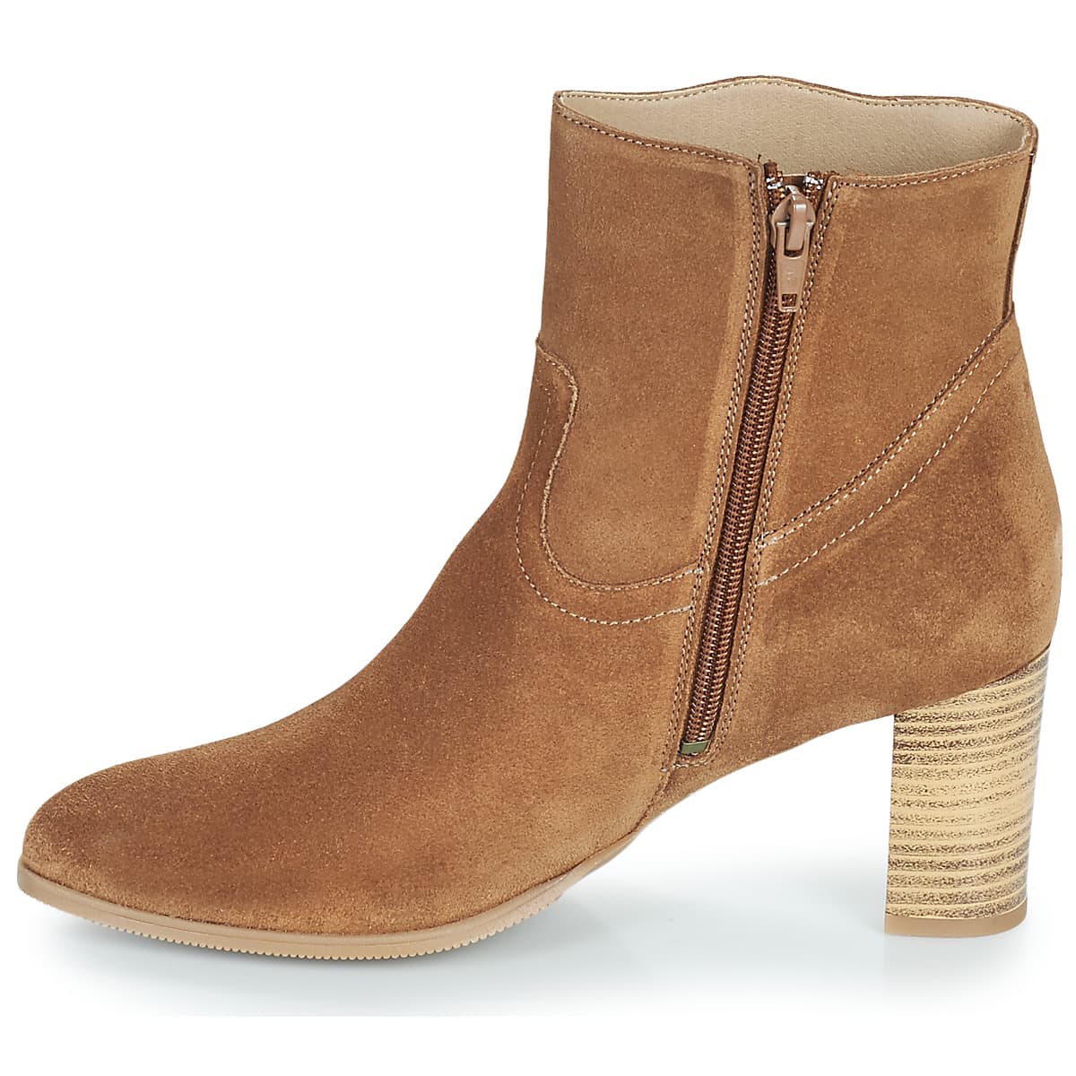 Women's Ankle Boots Casual Attitude Brown