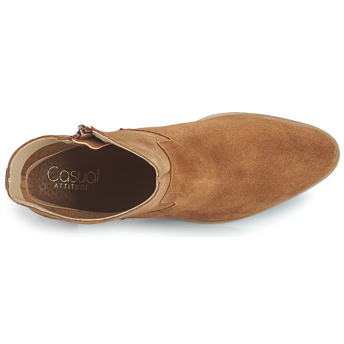 Women's Ankle Boots Casual Attitude Brown