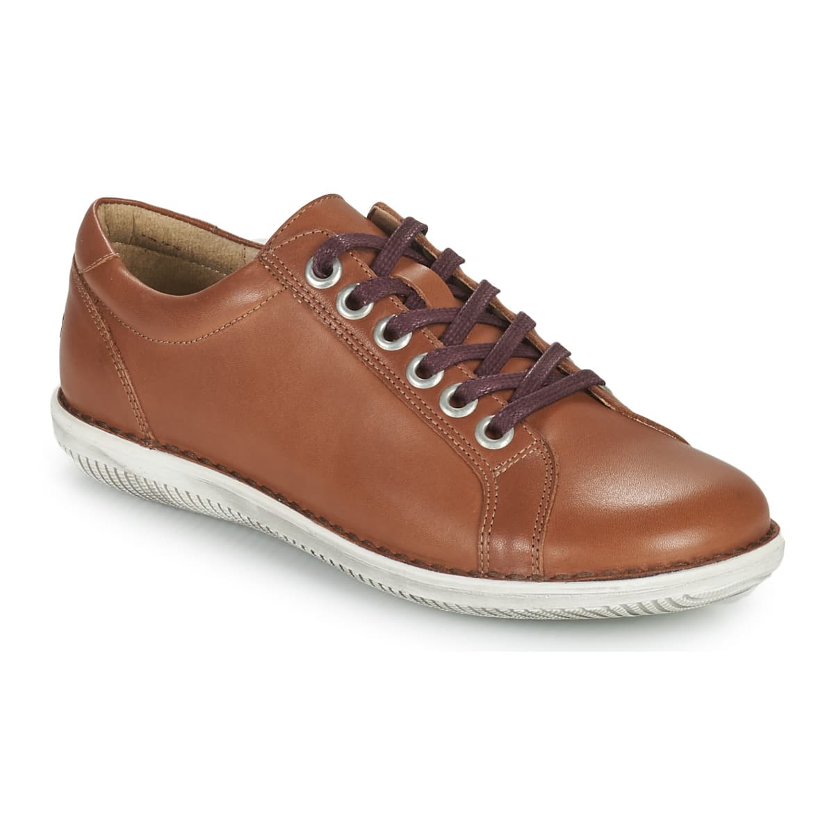Women's Derby Shoes Casual Attitude Brown
