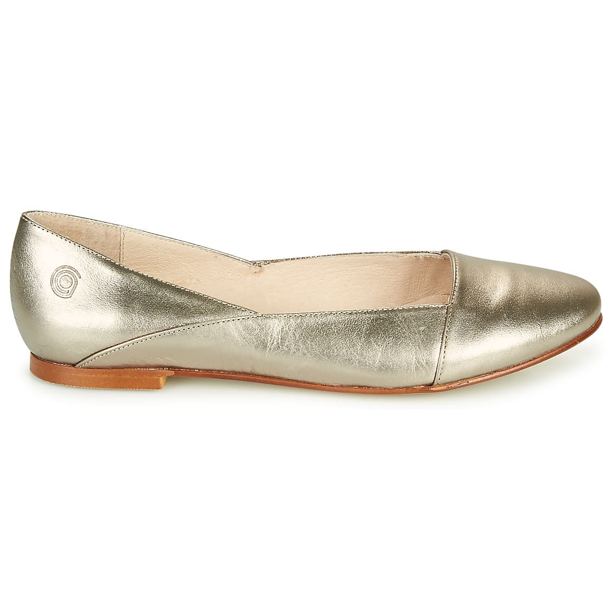 Women's Ballet Flats Casual Attitude Gold