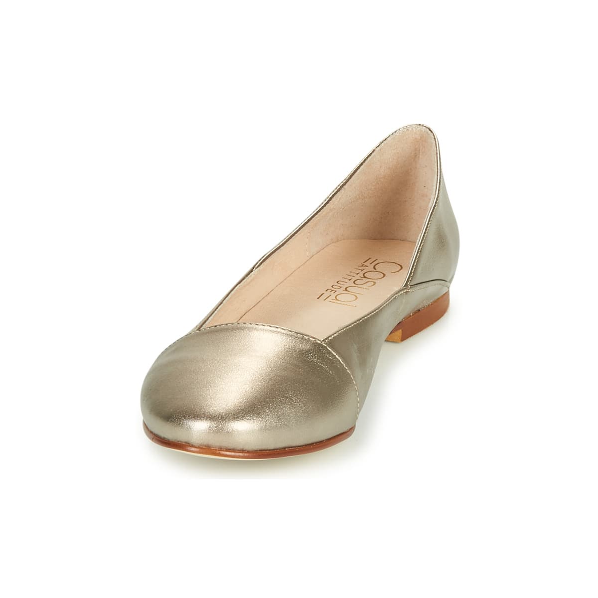 Women's Ballet Flats Casual Attitude Gold