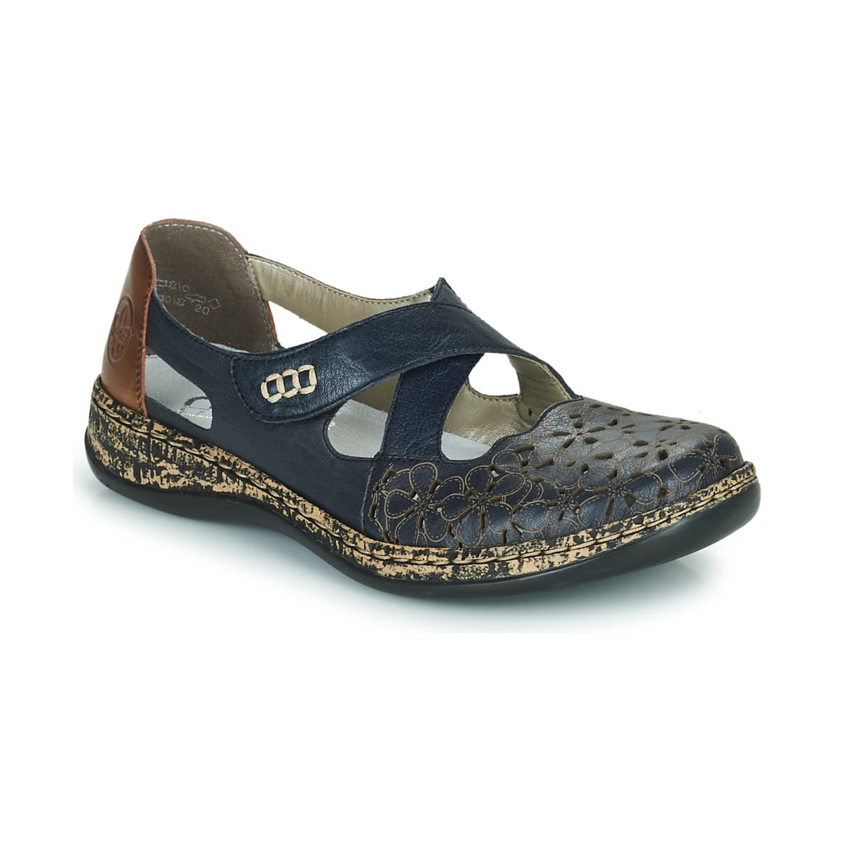 Women's Ballet Flats Rieker Blue