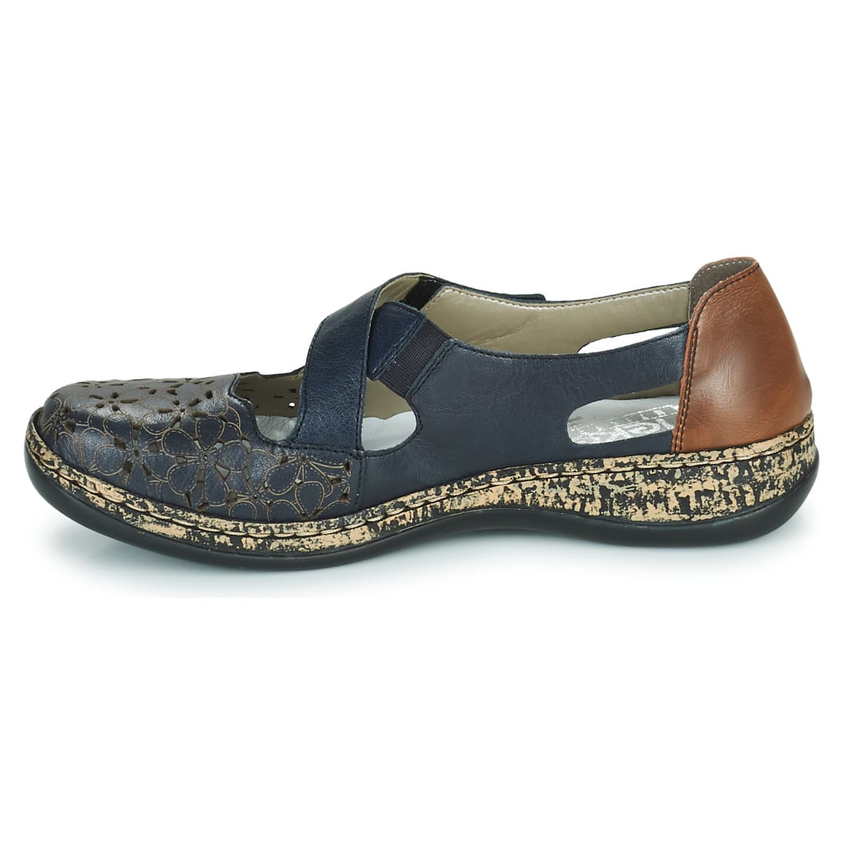 Women's Ballet Flats Rieker Blue