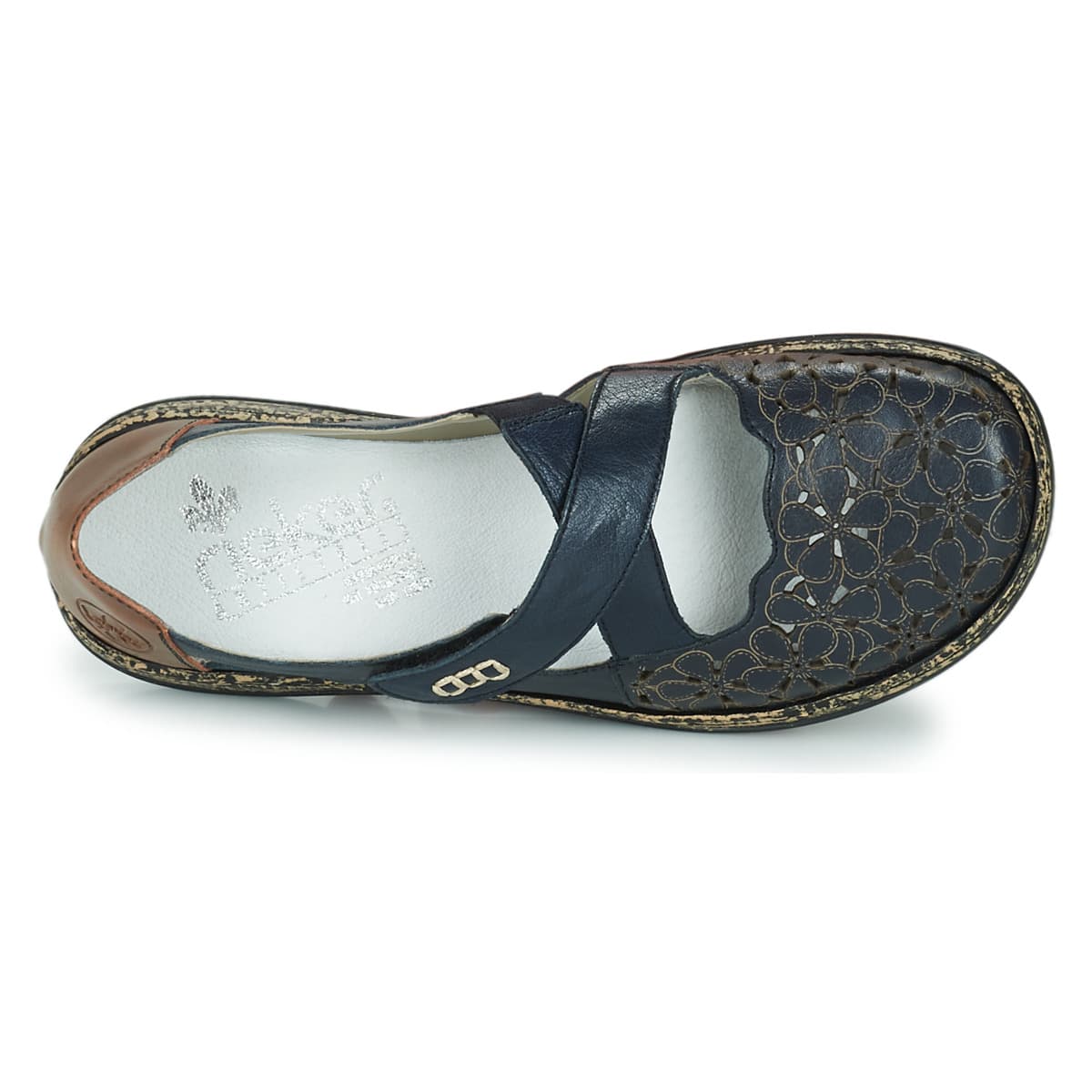 Women's Ballet Flats Rieker Blue