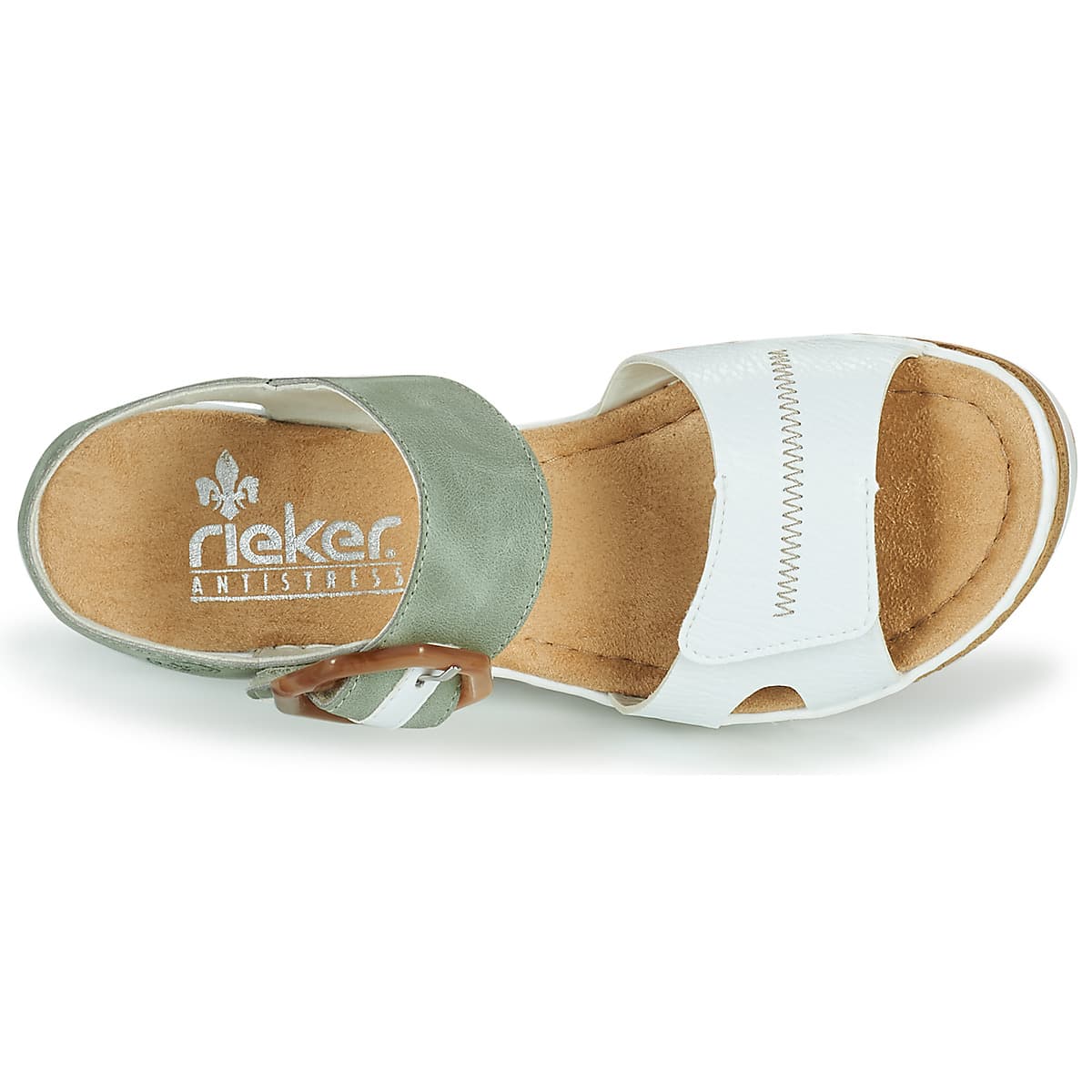 Women's Platforms Rieker Green