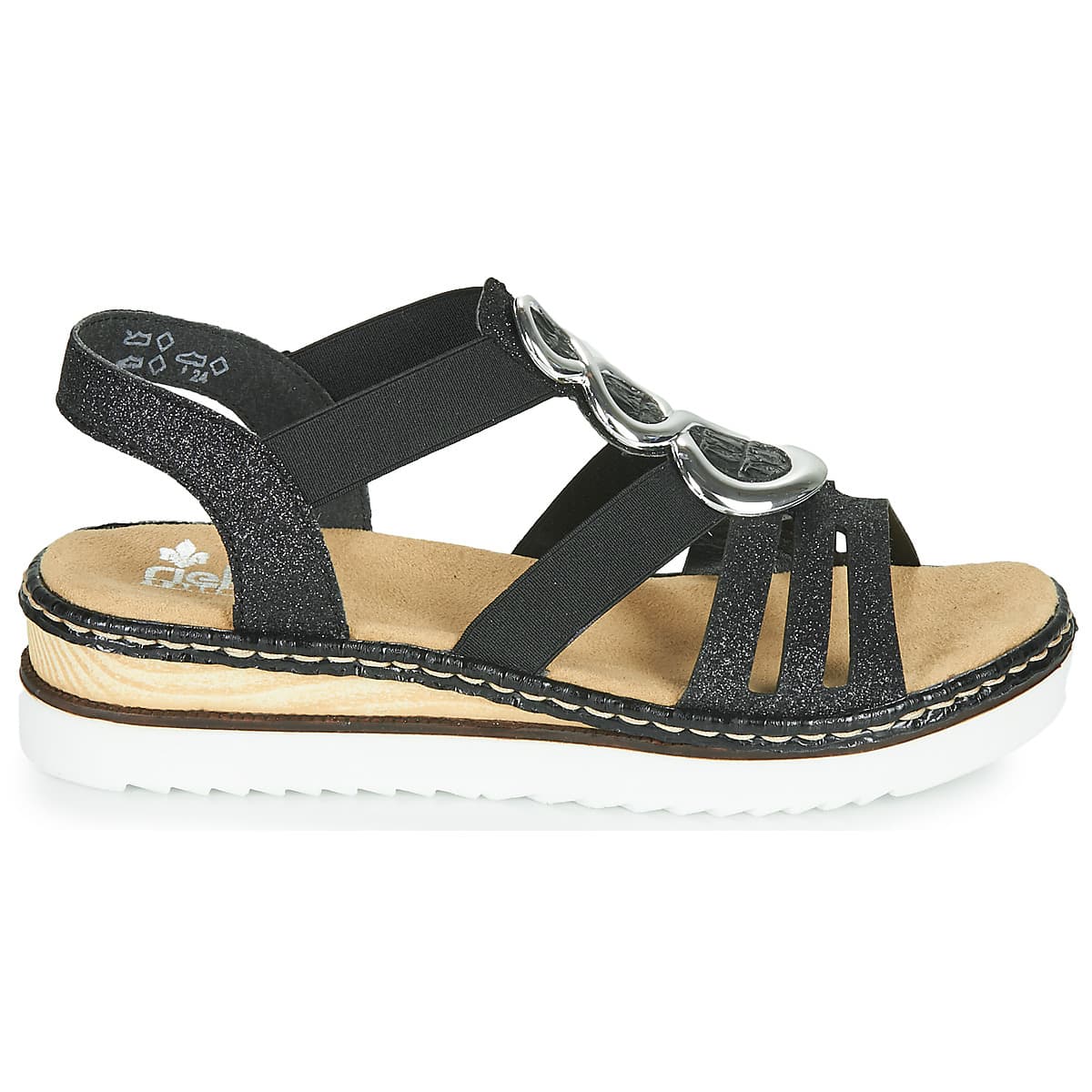 Women's Platforms Rieker Black