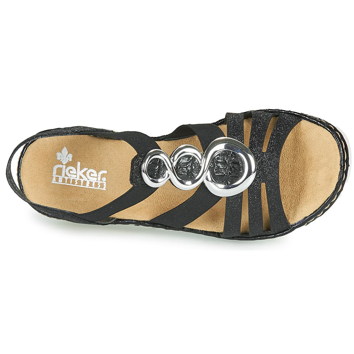 Women's Platforms Rieker Black