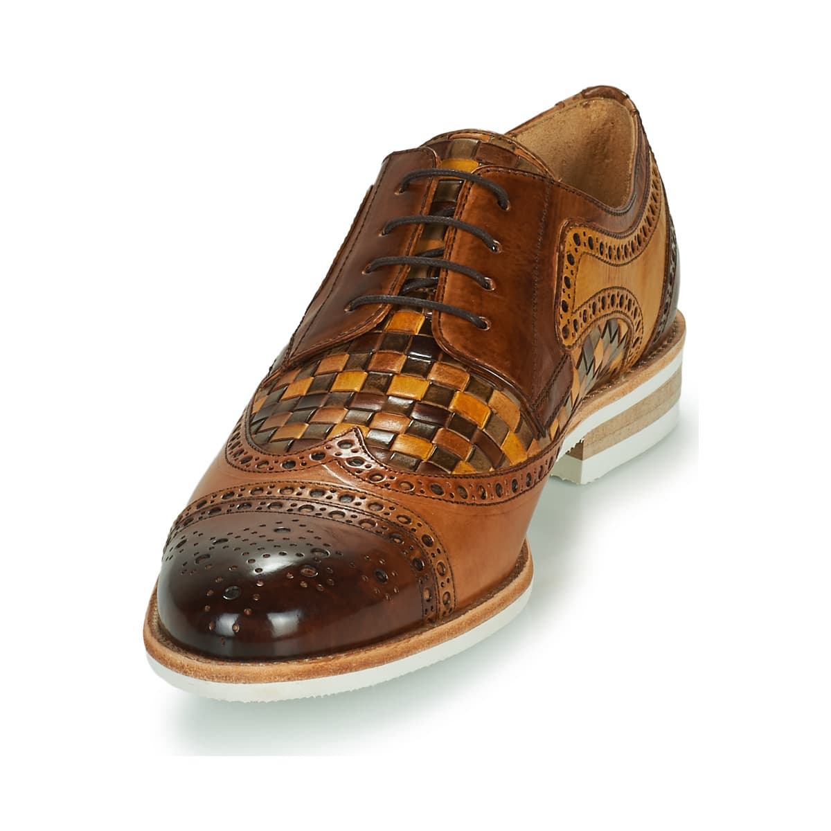 Men's Derby Shoes Melvin & Hamilton Brown
