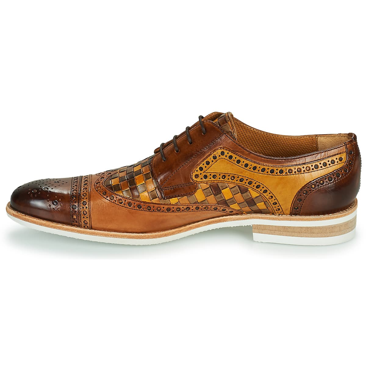 Men's Derby Shoes Melvin & Hamilton Brown