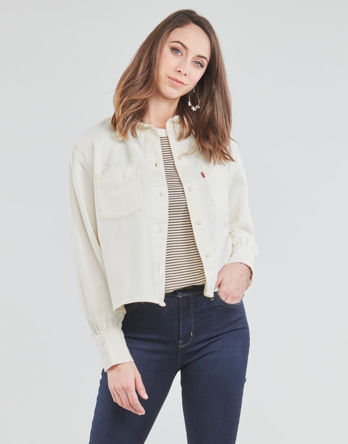 Women's Shirts Levis White