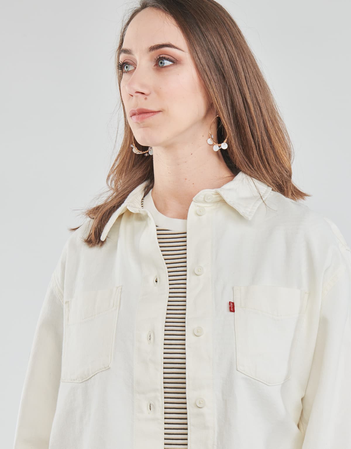 Women's Shirts Levis White