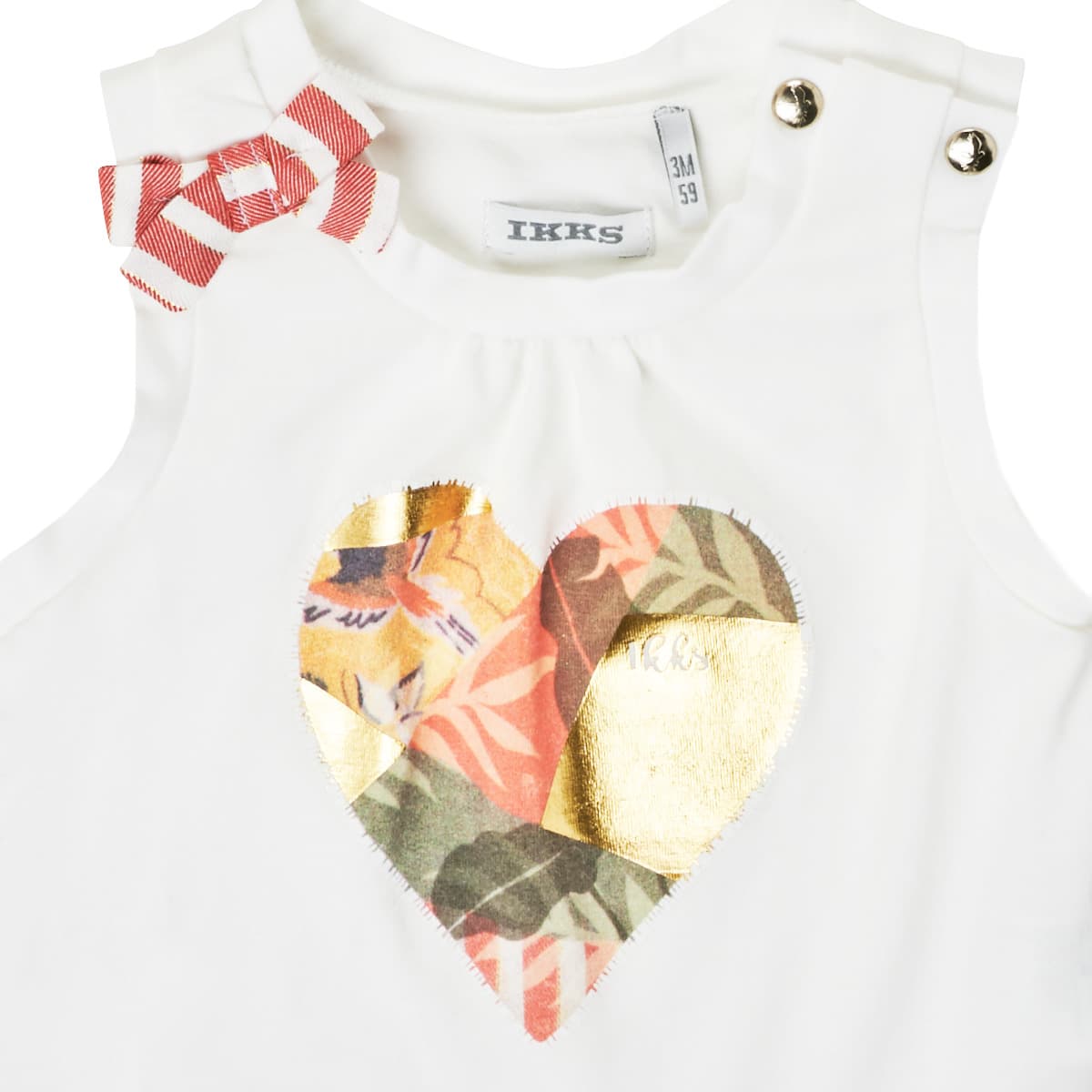 Girls' Sleeveless Tops Ikks White