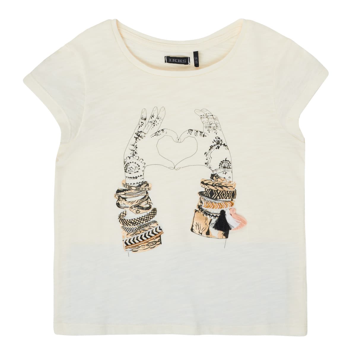 Girls' T-Shirts Ikks White