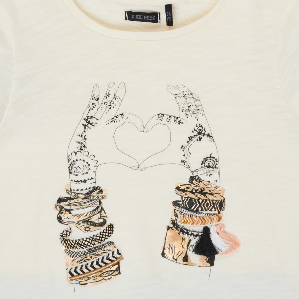Girls' T-Shirts Ikks White